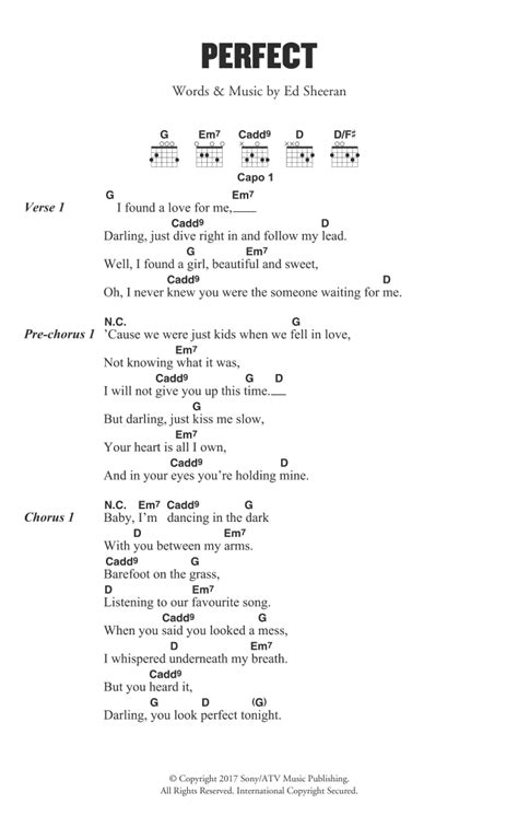 ultimate guitar tabs|PERFECT CHORDS by Ed Sheeran @ Ultimate.